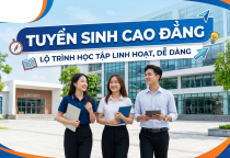 TUYỂN SINH CAO ĐẲNG – LỘ TRÌNH HỌC TẬP LINH HOẠT, DỄ DÀNG TẠI HRC EDU