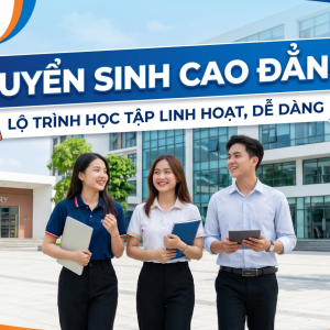 TUYỂN SINH CAO ĐẲNG – LỘ TRÌNH HỌC TẬP LINH HOẠT, DỄ DÀNG TẠI HRC EDU